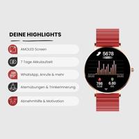 XCOAST SIONA 2 Smartwatch Rood - thumbnail