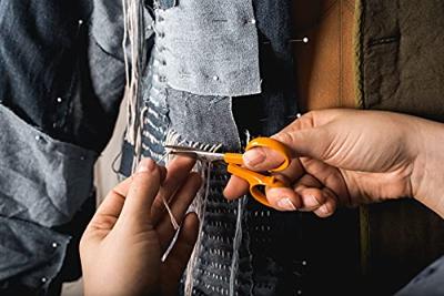 Fiskars klassieke precisie schaar, l: 10 cm, kurvet spids, 1 stuk