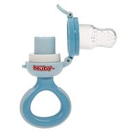 Siliconen knabbelaar NUBY blauw - thumbnail