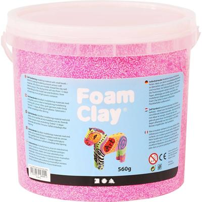 Foam Clay - neon roze, 560gr.