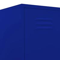 Lockerkast 35x46x180 cm staal marineblauw - thumbnail