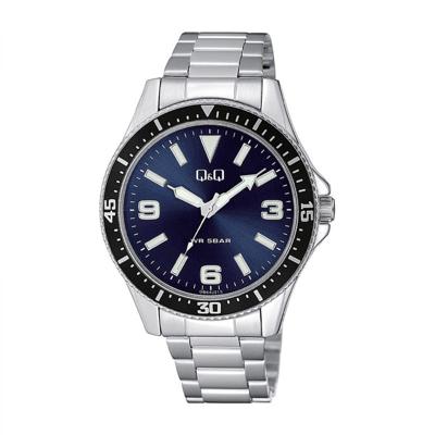 Q&Q Fashion QB64J215Y Horloge Heren 43 mm