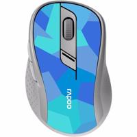 Rapoo M500 Silent Stille Multimodus Draadloze Optische Muis Blauw - thumbnail