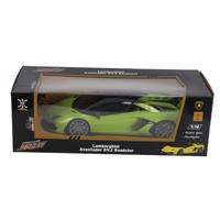 Kool Speed Rc lamborghini aventador svj roadster 1:16 + licht neon groen - thumbnail