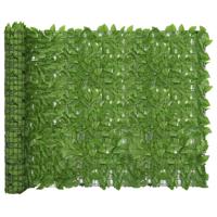 VidaXL Balkonscherm met groene bladeren 600x150 cm - thumbnail