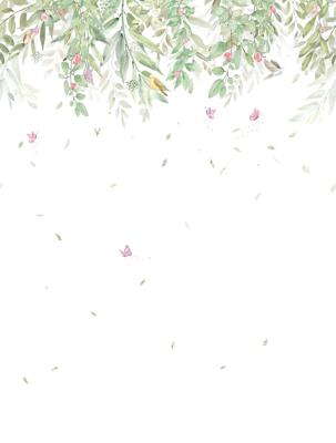 Dutch Cute Walls- Hanging Garden 212x280cm - CW6130-1