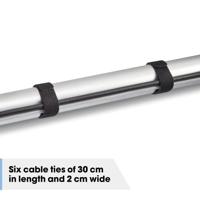 Vogel&apos;s Cable Straps (6 Pcs) Zwart - thumbnail