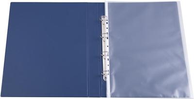 Q-CONNECT geperforeerde showtas, ft A3 portret, 11-gaatsperforatie, gekorreld, pak van 10 stuks