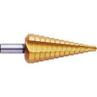 Exact 5343 HSS Getrapte boor Gezamenlijke lengte 80 mm TiN 3 vlakken schacht 1 stuk(s) - thumbnail