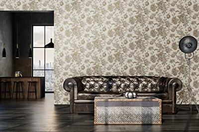 Livingwalls My Home My Spa goud behang | 387003