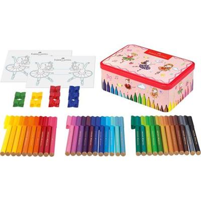 Faber Castell Viltstift Connector - 33 stuks in ballerina blik