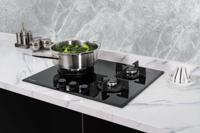 Gaskookplaat Mx Onda Aardgas 60 cm 60 cm - thumbnail