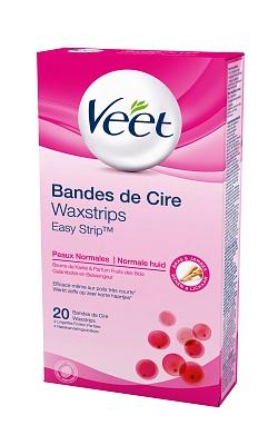 Veet Veet Koude Wasstrips Body Kort Haar (20st)