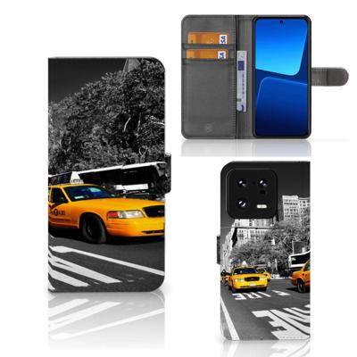 Xiaomi 13 Pro | Flip Cover | New York Taxi | Portemonnee hoesje