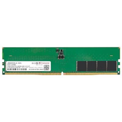 Transcend jm4800ale-32g jetram ddr5, 32gb, u-dimm, 4800 mhz, 2rx8, 2gx8, cl40, 1.1v