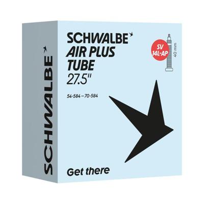 Schwalbe binnenband air plus 27.5x2.10/2.80 54/70-584 sv14l presta ventiel 40mm