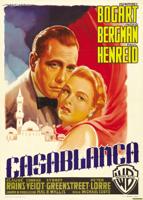 Poster - Casablanca, Vintage uit de jaren 1940, Originele Filmposter, Premium Print, Professioneel fotopapier - thumbnail