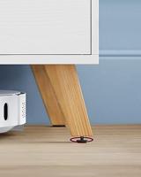 Calicosy - TV-Meubel met 2 deuren - 140 cm - Wit - thumbnail