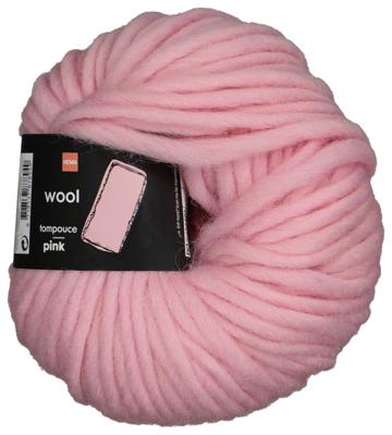 HEMA Garen Wol 50gram Roze (nude) HEMA Garen Wol 50gram Roze (nude)