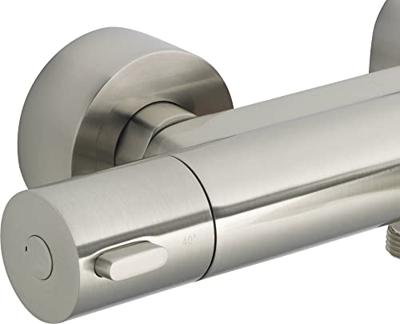 Ben Lavion thermostatische badkraan geborsteld nikkel