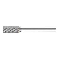 PFERD TOOLS 21200483 Freesstift Hardmetaal Cilinder met kopvertanding Lengte 43 mm Afmeting, Ø 6 mm Werklengte 13 mm Schachtdiameter 3 mm 1 stuks - thumbnail