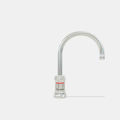 Quooker Classic Nordic Round Kokendwaterkraan (Single Tap) - Kindveilige Dubbeldruk - Chroom