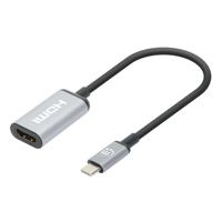 Manhattan USB 2.0 Adapter [1x USB-C stekker - 1x HDMI-bus] 4K@60Hz USB-C to HDMI-Adapter 15 cm - thumbnail
