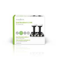 Nedis LNB | Quad Monoblock 4,3° | Wit | 1 stuks - SLNBQDM43BK SLNBQDM43BK - thumbnail