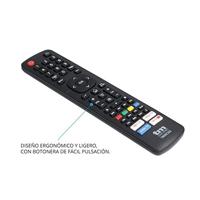 TM Electron TMURC350 Universele afstandsbediening, compatibel met Hisense tv's, met directe toegangstoetsen op digitale platforms (VOD) - thumbnail