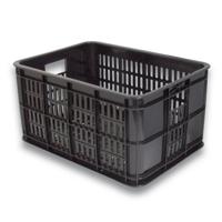 Kunststof Fietskrat Smal Zwart - thumbnail