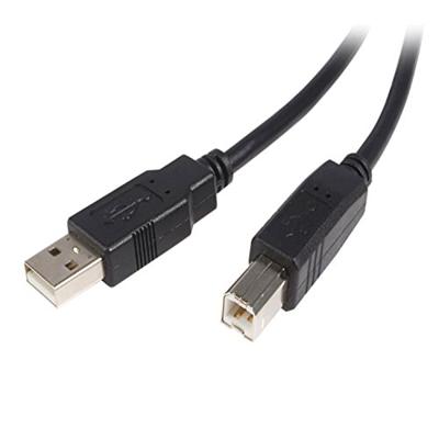 StarTech.com USB2HAB3M USB 2.0 A-naar-B-kabel (3 m, St/St) zwart