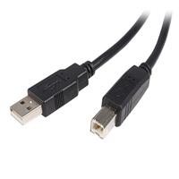 StarTech.com USB2HAB3M USB 2.0 A-naar-B-kabel (3 m, St/St) zwart - thumbnail