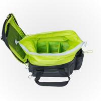 Basil bagagedragertas miles xl pro mik 9-36l zwart/lime - thumbnail