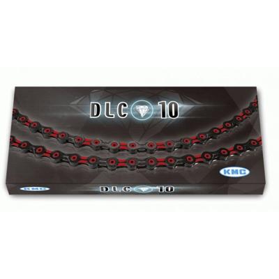 KMC ketting "dlc10" chain dlc10 116 links black/red KMC ketting "dlc10" chain dlc10 116 links black/red