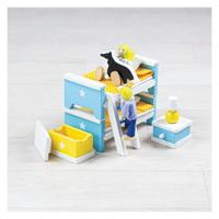 Tidlo houten poppenhuis meubels kinderkamer - thumbnail