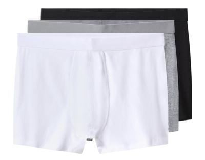 esmara Men Set van 3 heren boxers - Plus size (Zwart/grijs/wit, 4XL)