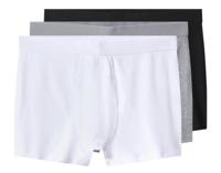 esmara Men Set van 3 heren boxers - Plus size (Zwart/grijs/wit, 4XL) - thumbnail