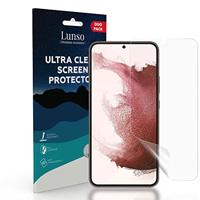 Lunso - Duo Pack (2 stuks) Beschermfolie - Full Cover Screen Protector - Samsung Galaxy S22 Plus - thumbnail