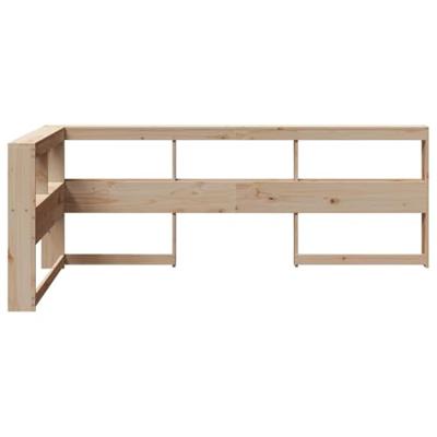 Boekenkast Hoofdeinde L-vormig 75 cm massief grenenhout - thumbnail