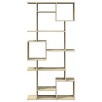 Boekenkast 92x29x188 cm bewerkt hout sonoma eikenkleurig - thumbnail