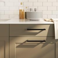 Handvatten 20 st 192 mm roestvrij staal zwart - thumbnail