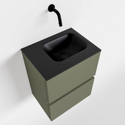 MONDIAZ ADA 40cm toiletmeubel army. LEX wastafel urban links zonder kraangat MONDIAZ ADA 40cm toiletmeubel army. LEX wastafel urban links zonder kraangat