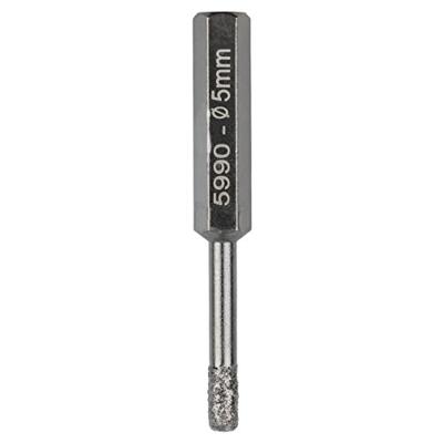 Wolfcraft Droogboor | Met diamant bestrooid | Zeskantschacht | Ø5mm | 1 stuk - 5990000
