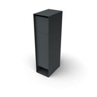 Pakun brievenbus zwartgrijs ral 7021 300x450x1200 mm Geroba - Geroba - thumbnail