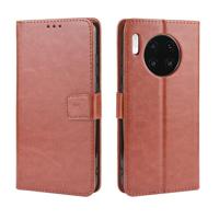 Retro Crazy Horse Texture Horizontal Flip Leather Case for Huawei Mate 30 with Holder & Card Slots & Photo Frame(Brown) - thumbnail