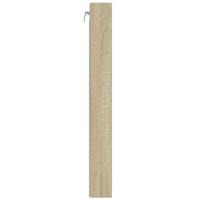 Vitrinekast 100x8,5x75 cm bewerkt hout sonoma eikenkleurig - thumbnail