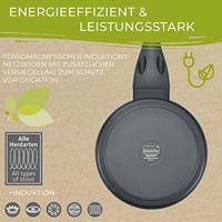 b.green steelpan Ø 16 cm (bodem 13,5) x h 7,5 cm, 0,6 kg, 1,4 l - thumbnail