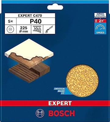 Bosch Accessoires expert c470 schuurpapier 225 mm, k 40, 5-delig - 2608901671 Bosch Accessoires expert c470 schuurpapier 225 mm, k 40, 5-delig - 2608901671