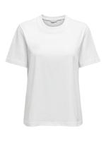 Only Onlmonja S/s Tee Jrs Noos 15320892 T-shirt Korte Mouw White - thumbnail