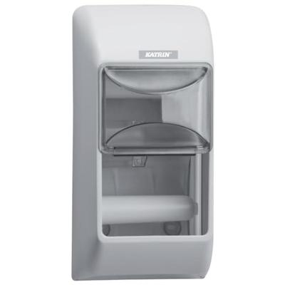 Toiletpapierdispenser katrin duo wit Toiletpapierdispenser katrin duo wit